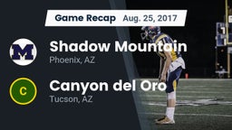 Recap: Shadow Mountain  vs. Canyon del Oro  2017