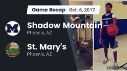 Recap: Shadow Mountain  vs. St. Mary's  2017