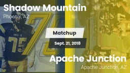 Matchup: Shadow Mountain vs. Apache Junction  2018