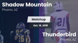 Matchup: Shadow Mountain vs. Thunderbird  2018