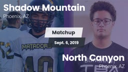 Matchup: Shadow Mountain vs. North Canyon  2019