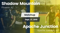 Matchup: Shadow Mountain vs. Apache Junction  2019