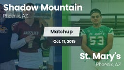 Matchup: Shadow Mountain vs. St. Mary's  2019