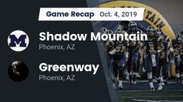 Recap: Shadow Mountain  vs. Greenway  2019
