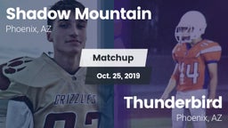 Matchup: Shadow Mountain vs. Thunderbird  2019