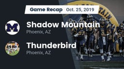 Recap: Shadow Mountain  vs. Thunderbird  2019