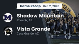 Recap: Shadow Mountain  vs. Vista Grande  2020