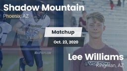 Matchup: Shadow Mountain vs. Lee Williams  2020