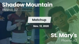 Matchup: Shadow Mountain vs. St. Mary's  2020