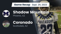 Recap: Shadow Mountain  vs. Coronado  2023