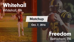 Matchup: Whitehall High vs. Freedom  2016