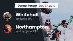 Recap: Whitehall  vs. Northampton  2017