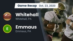 Recap: Whitehall  vs. Emmaus  2020