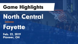 North Central  vs Fayette  Game Highlights - Feb. 22, 2019