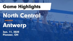 North Central  vs Antwerp  Game Highlights - Jan. 11, 2020