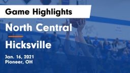 North Central  vs Hicksville  Game Highlights - Jan. 16, 2021