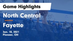 North Central  vs Fayette  Game Highlights - Jan. 18, 2021