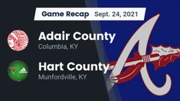 Recap: Adair County  vs. Hart County  2021