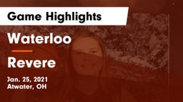 Waterloo  vs Revere  Game Highlights - Jan. 25, 2021