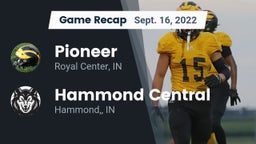 Recap: Pioneer  vs. Hammond Central  2022