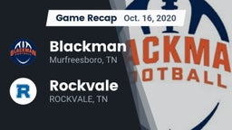 Recap: Blackman  vs. Rockvale  2020