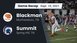 Recap: Blackman  vs. Summit  2021