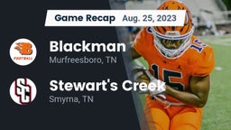 Recap: Blackman  vs. Stewart's Creek  2023