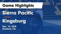 Sierra Pacific  vs Kingsburg  Game Highlights - Dec. 14, 2018