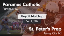 Matchup: Paramus Catholic vs. St. Peter's Prep  2016