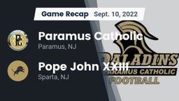 Recap: Paramus Catholic  vs. Pope John XXIII  2022