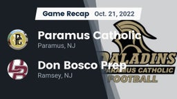 Recap: Paramus Catholic  vs. Don Bosco Prep  2022