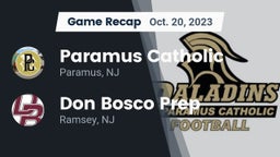 Recap: Paramus Catholic  vs. Don Bosco Prep  2023