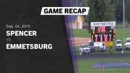 Recap: Spencer  vs. Emmetsburg  2015