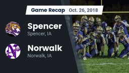 Recap: Spencer  vs. Norwalk  2018