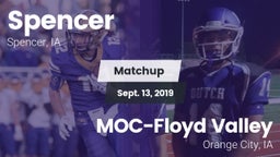 Matchup: Spencer  vs. MOC-Floyd Valley  2019