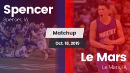 Matchup: Spencer  vs. Le Mars  2019