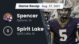 Recap: Spencer  vs. Spirit Lake  2021