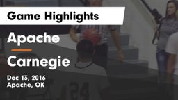 Apache  vs Carnegie  Game Highlights - Dec 13, 2016