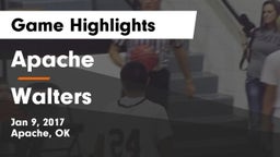 Apache  vs Walters  Game Highlights - Jan 9, 2017