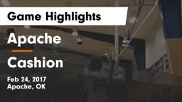 Apache  vs Cashion  Game Highlights - Feb 24, 2017