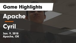 Apache  vs Cyril  Game Highlights - Jan. 9, 2018