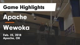 Apache  vs Wewoka  Game Highlights - Feb. 23, 2018