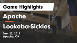 Apache  vs Lookeba-Sickles Game Highlights - Jan. 20, 2018