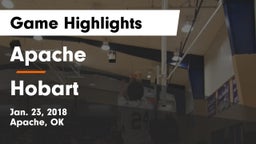 Apache  vs Hobart Game Highlights - Jan. 23, 2018
