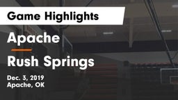 Apache  vs Rush Springs  Game Highlights - Dec. 3, 2019