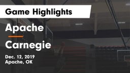 Apache  vs Carnegie  Game Highlights - Dec. 12, 2019
