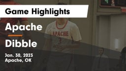 Apache  vs Dibble  Game Highlights - Jan. 30, 2023