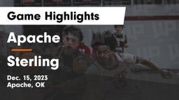 Apache  vs Sterling  Game Highlights - Dec. 15, 2023