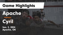 Apache  vs Cyril  Game Highlights - Jan. 2, 2024