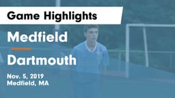 Medfield  vs Dartmouth  Game Highlights - Nov. 5, 2019